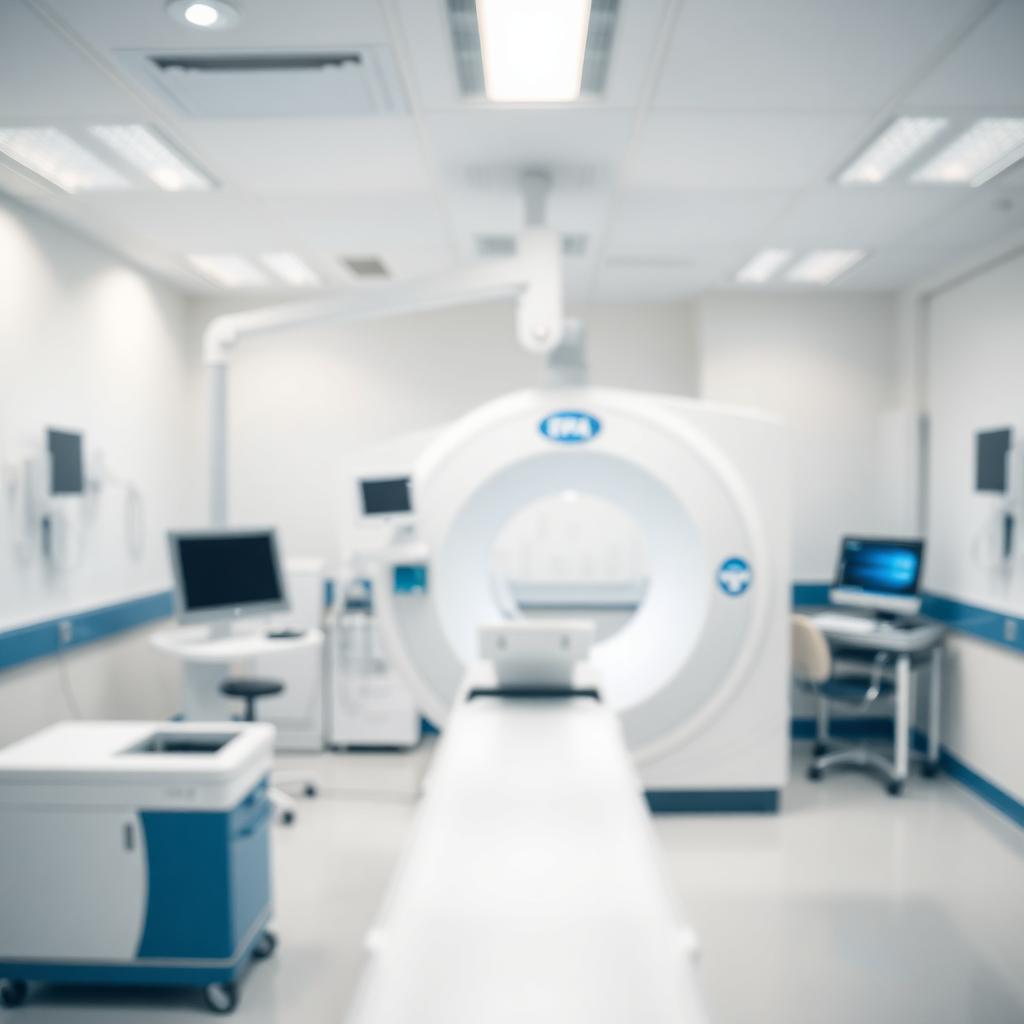 Modern medical imaging equipment used for upper endoscopy